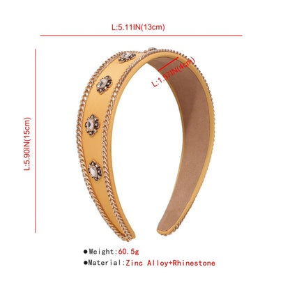 Headband Baroque Retro Fashion Chain Headband by edenista