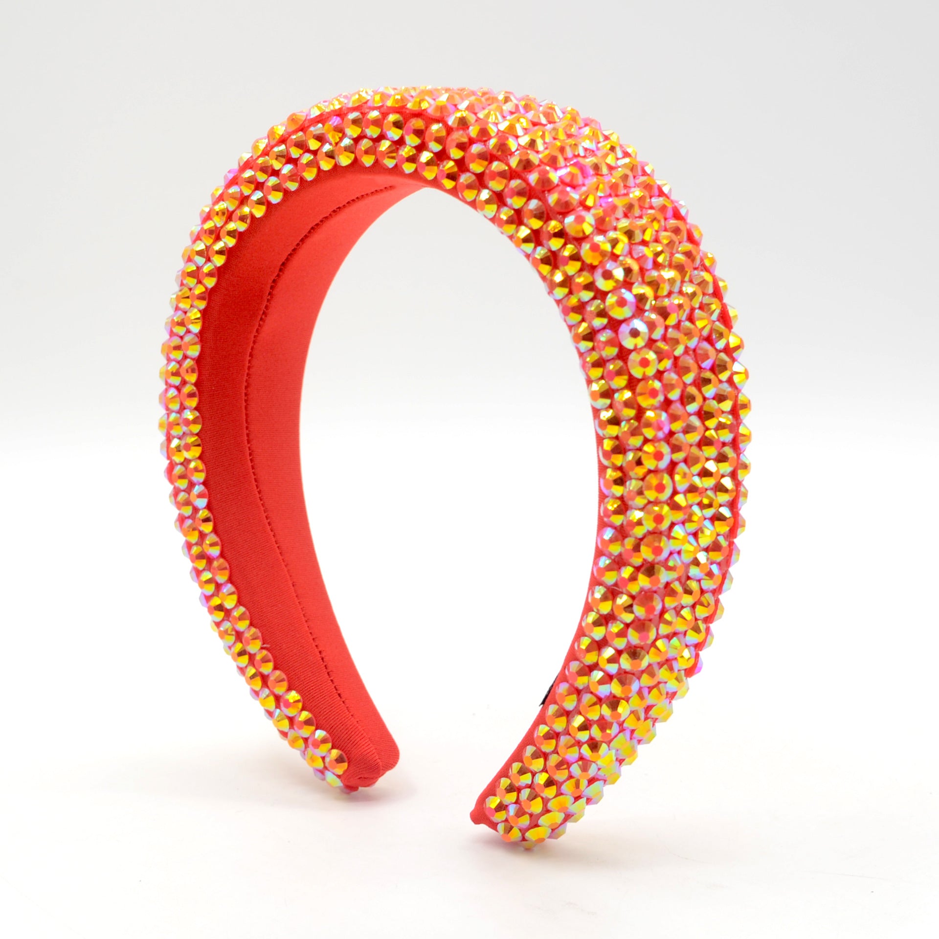Baroque Hairband Wide Edge Diamond Hairband by edenista