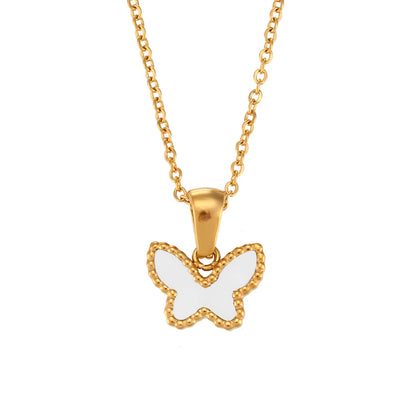 Acrylic Butterfly Pendant Jewelry Women by edenista