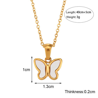 Acrylic Butterfly Pendant Jewelry Women by edenista