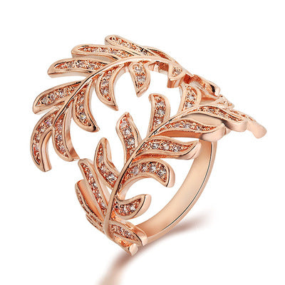 Mimosa leaves rings by edenista