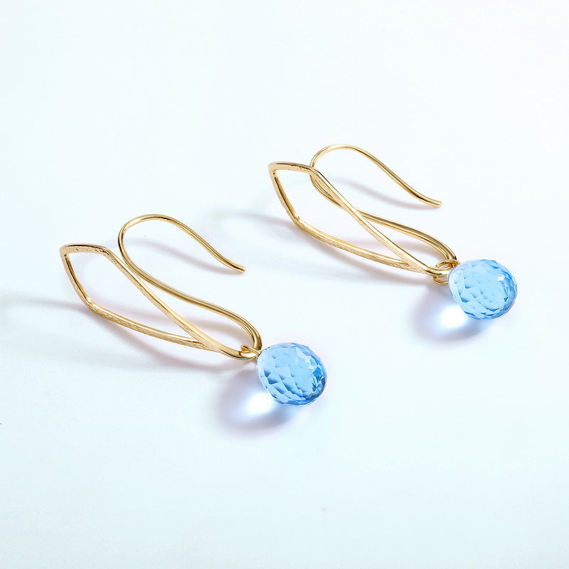 Crystal earrings earrings by edenista