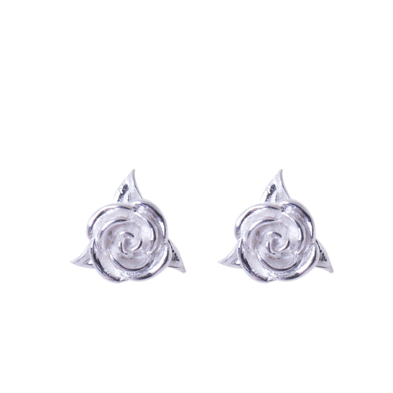 Creative jewelry rose earrings by edenista