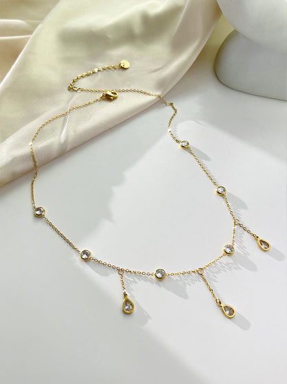 Beccarite Tassel Necklace For Women by edenista