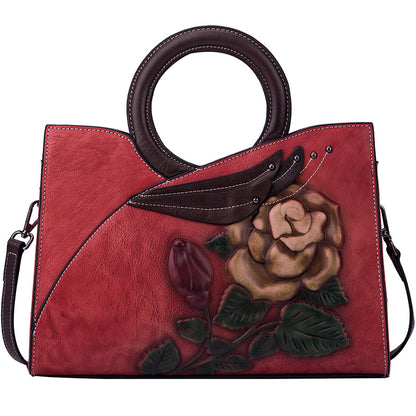 Handmade leather handbags crafted with care by edenista