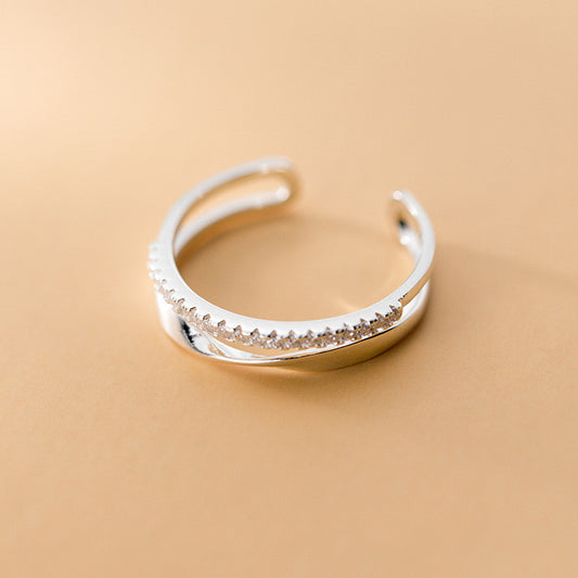 Twisted Double Row Drill Adjustable Hand Jewelry by edenista