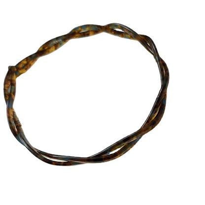 Acetic Acid Cross Minimalist Hairband, tortoiseshell twisted design, cj brand