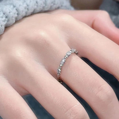 Fashion Jewelry S999 Sterling Silver Winding Love Ring by edenista