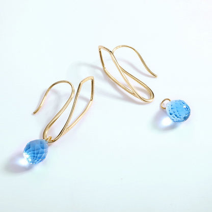 Crystal earrings earrings by edenista