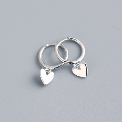 Love Heart Earrings Premium Temperament Earrings Jewelry by edenista