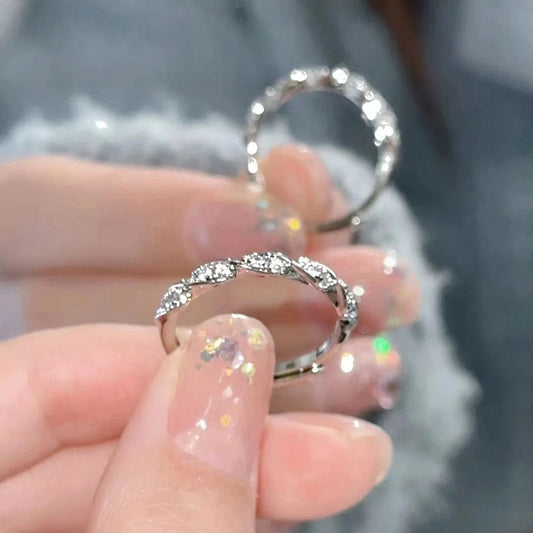Fashion Jewelry S999 Sterling Silver Winding Love Ring by edenista