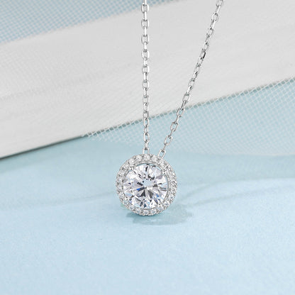 S925 Sterling Silver Moissanite Jewelry Set by edenista