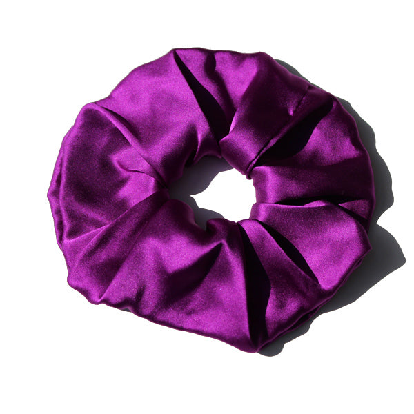 Silk Large Intestine Circle Head Flower Silk Hair Rope Satin by edenista