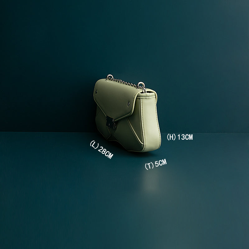 Small Design Leather Shoulder Crossbody Bag by edenista