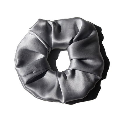 Silk Large Intestine Circle Head Flower Silk Hair Rope Satin by edenista