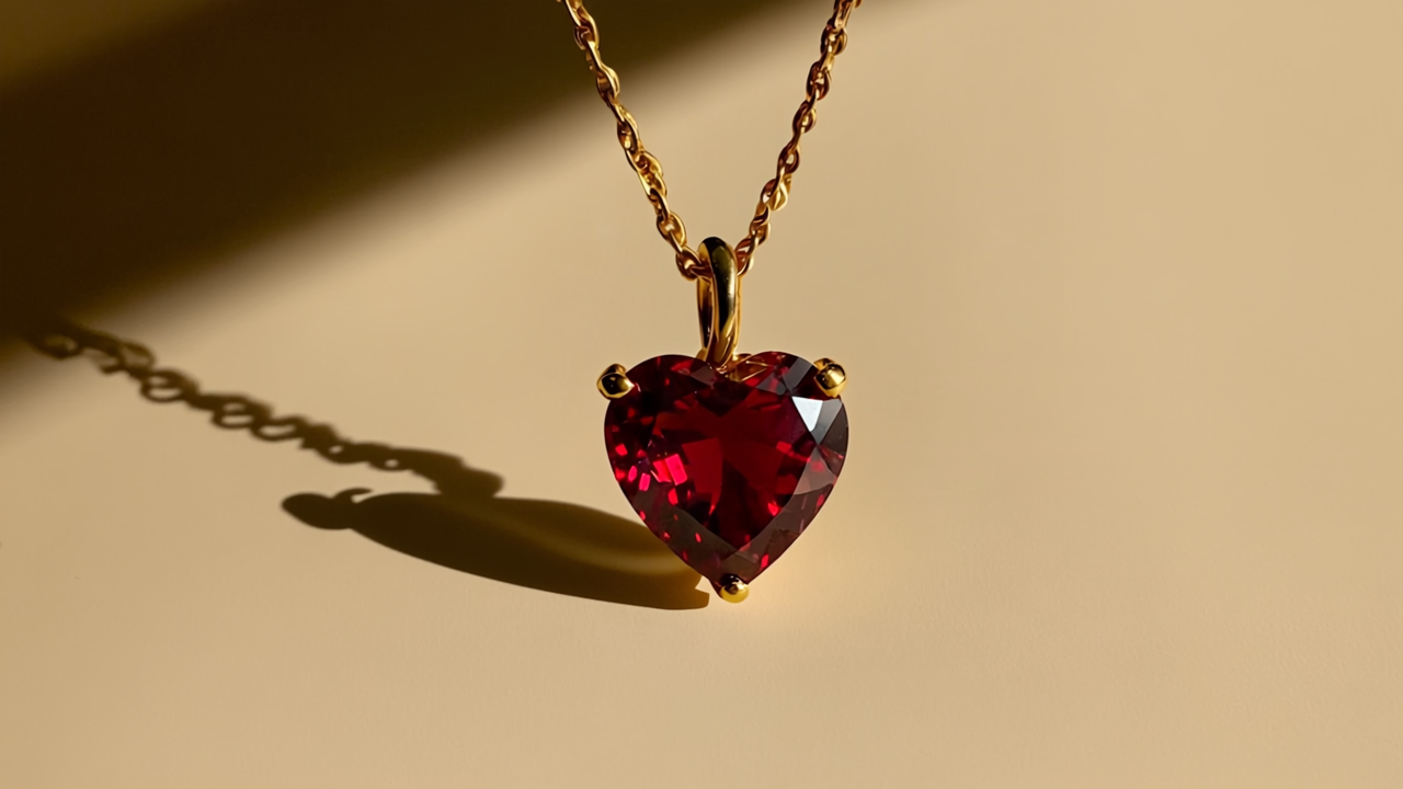 January Birthstone Chain Necklace