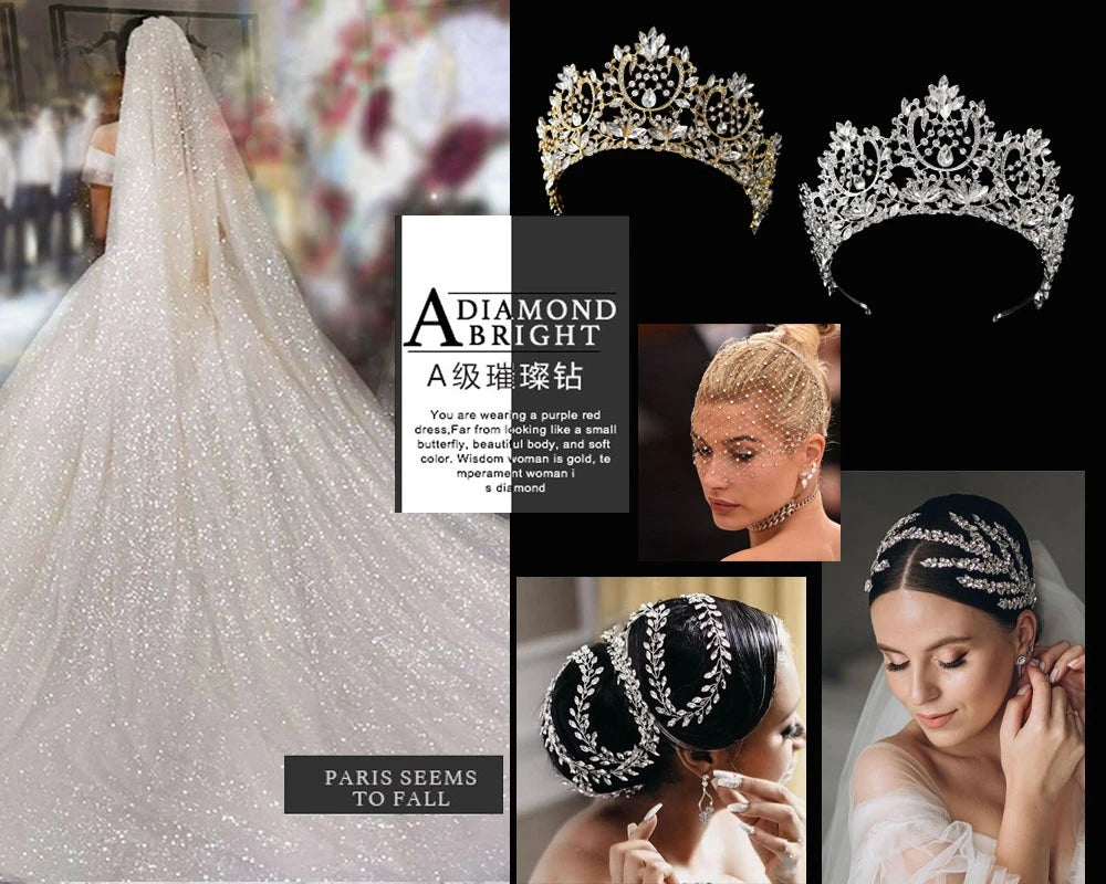 Pearl Beads Bridal Birdcage Veil