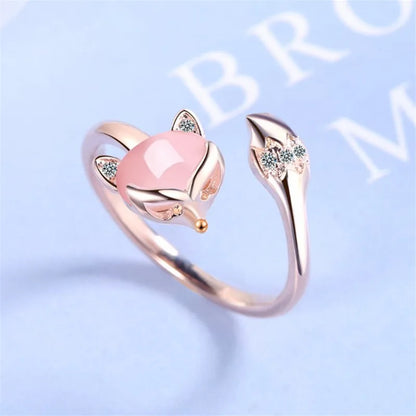 Korean Daisy Flower Adjustable Ring