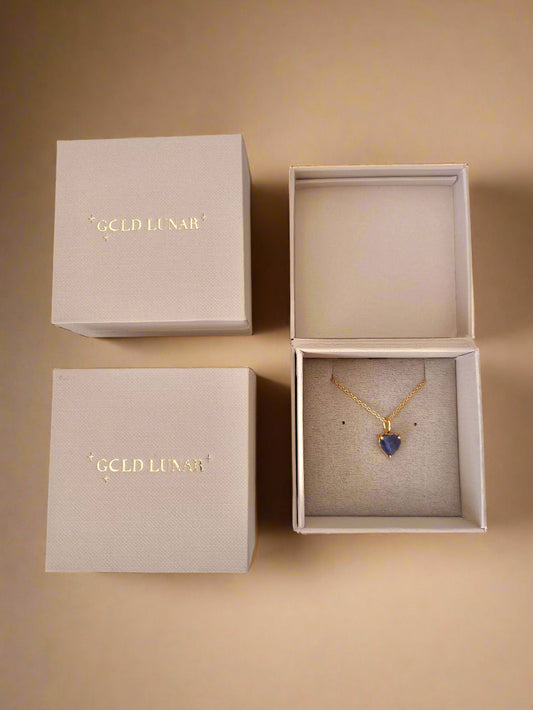 January Birthstone Chain Necklace