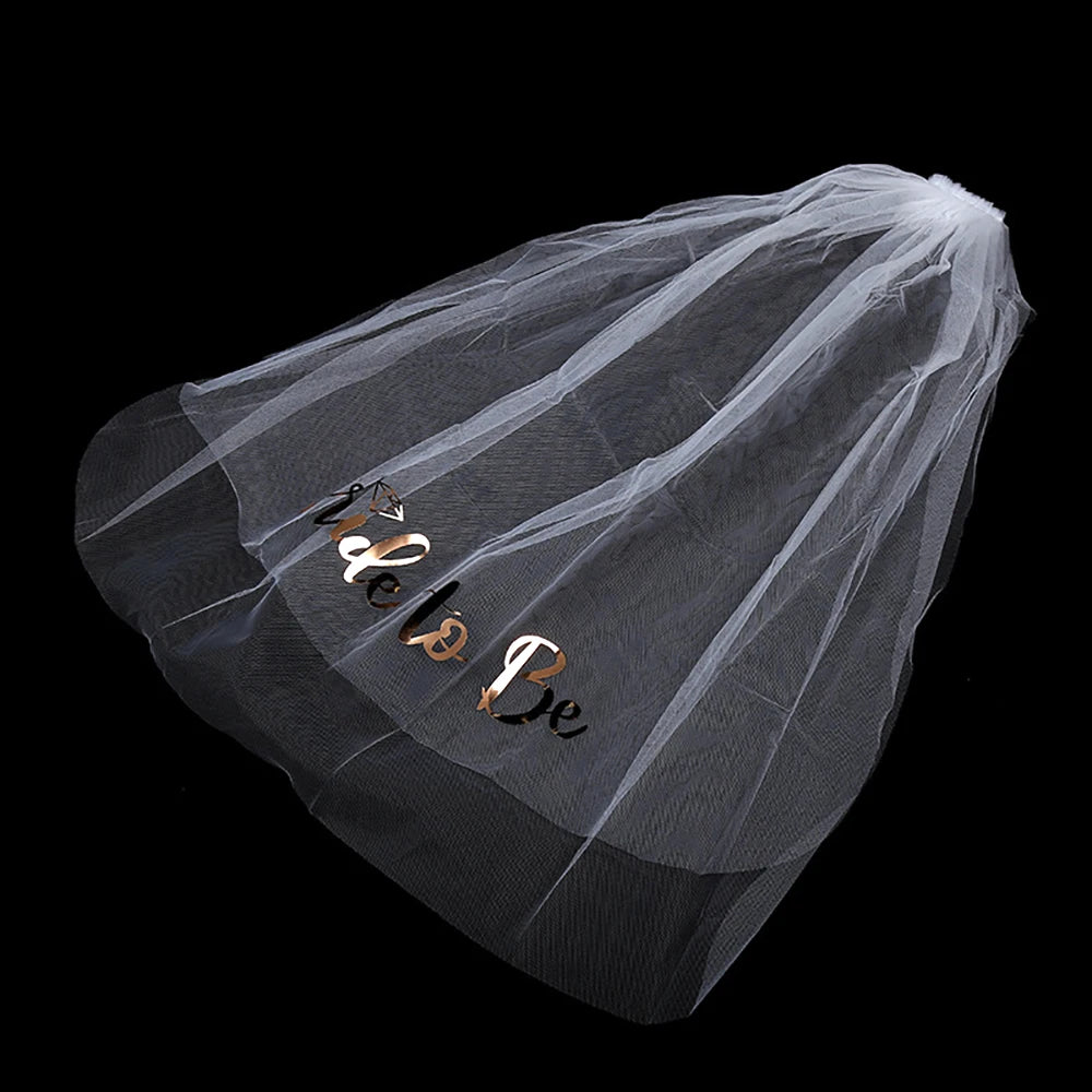 Bride to Be Sash Veil & Heart Sunglasses Set