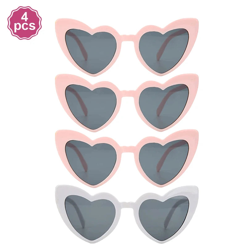 Bride to Be Sash Veil & Heart Sunglasses Set