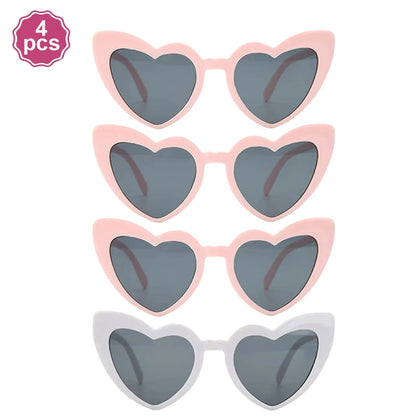 Bride to Be Sash Veil & Heart Sunglasses Set