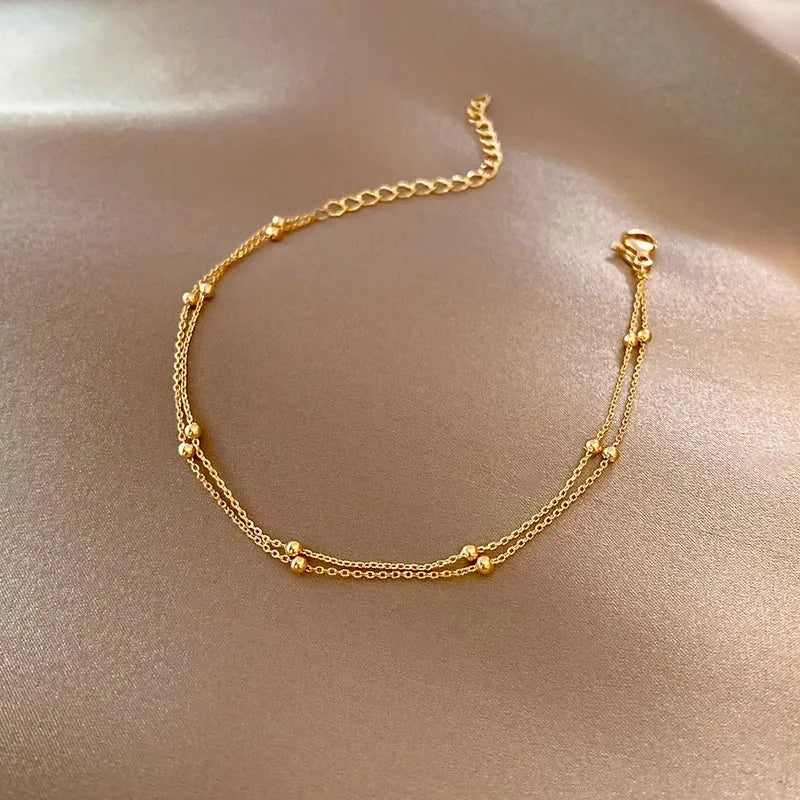 Vintage Small Ball Statement Chain Bracelet for Women