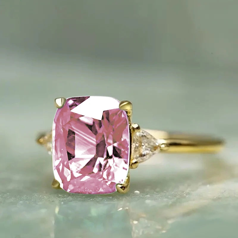 Huitan Bright Zirconia Ring for Women
