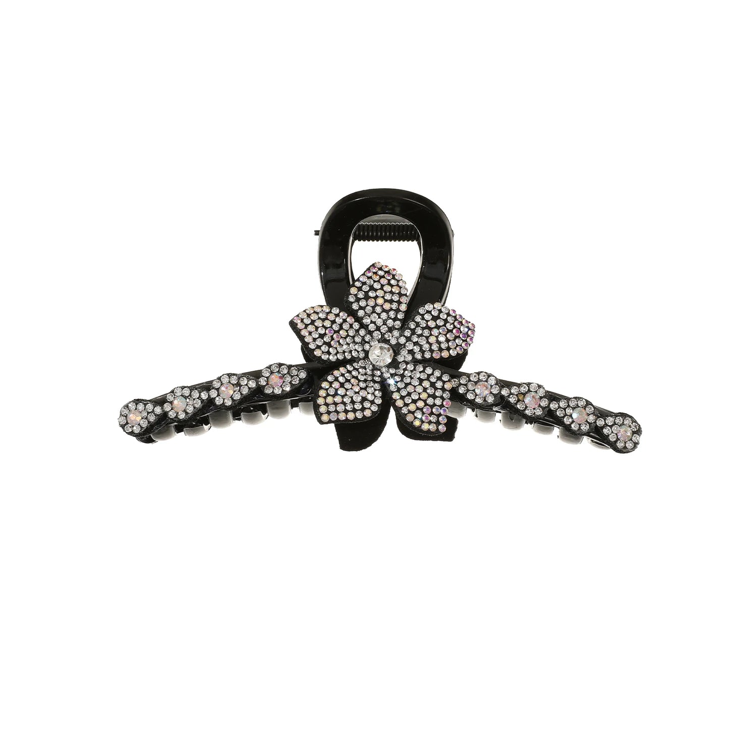 Flower Rhinestone Hair Claw Clips – Fashion Hairgrip Barrettes for Women & Girls