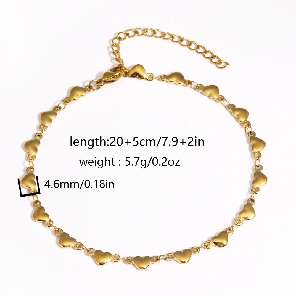 Chunky Gold Plated Stainless Steel Link Chain Bracelet