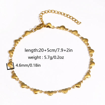 Chunky Gold Plated Stainless Steel Link Chain Bracelet
