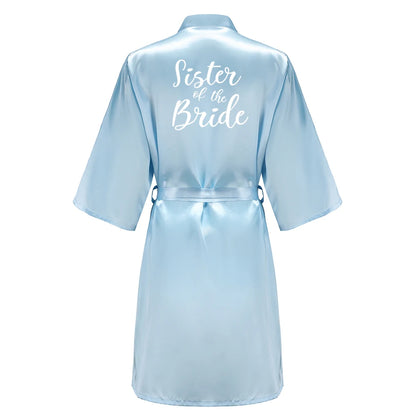 Bridal Party Satin Robe Dressing Gown