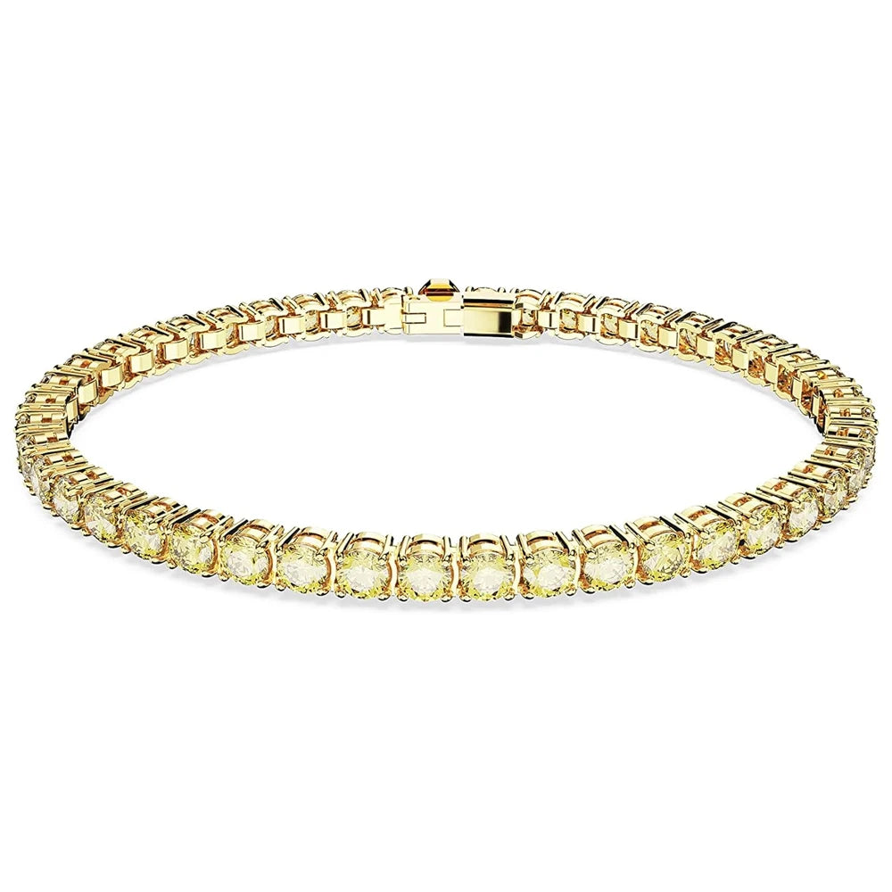 Flower Crystal Charm Bracelet for Women – Luxury Gift