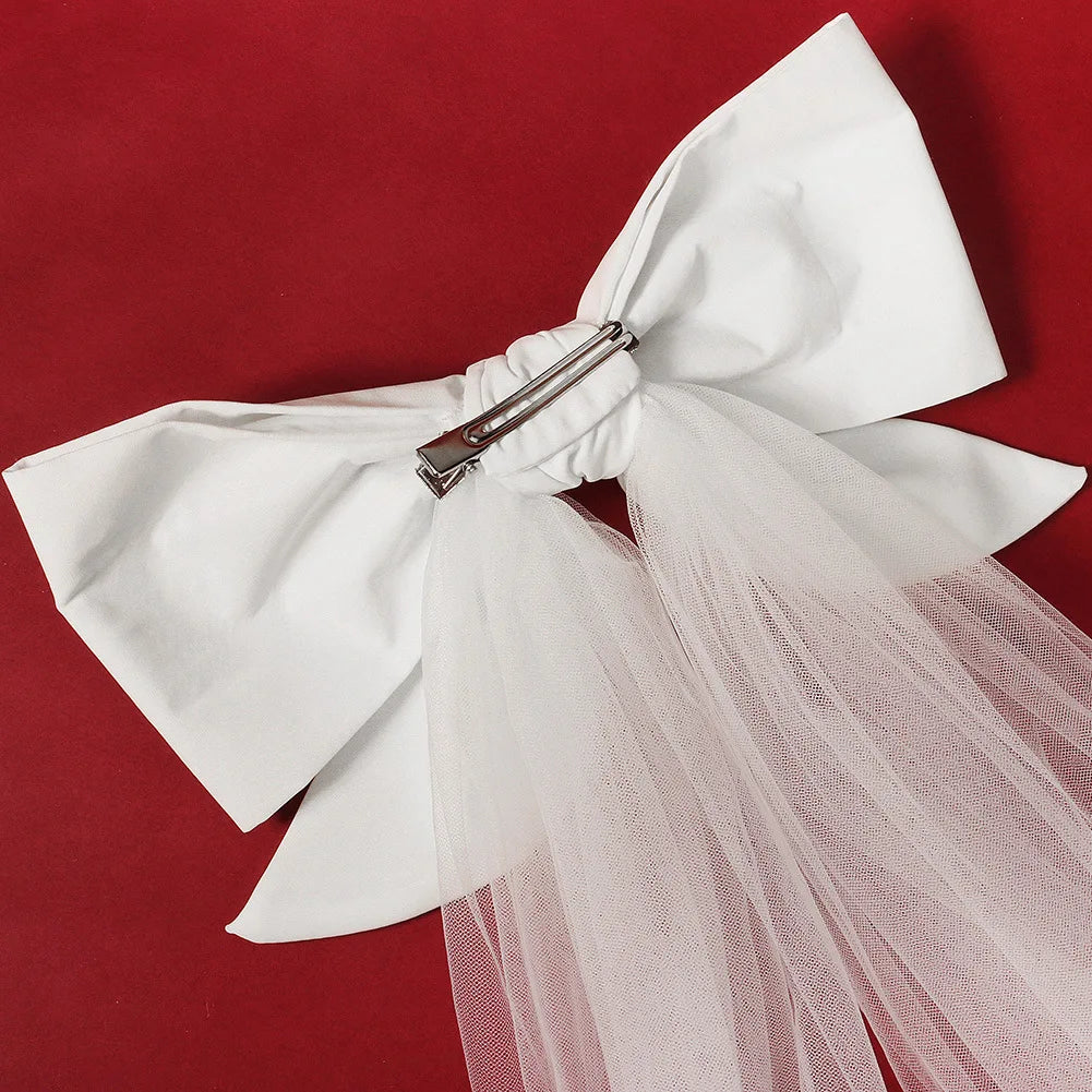 Double Layer Mesh Tulle Short Wedding Veil