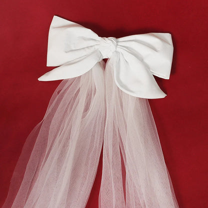 Double Layer Mesh Tulle Short Wedding Veil