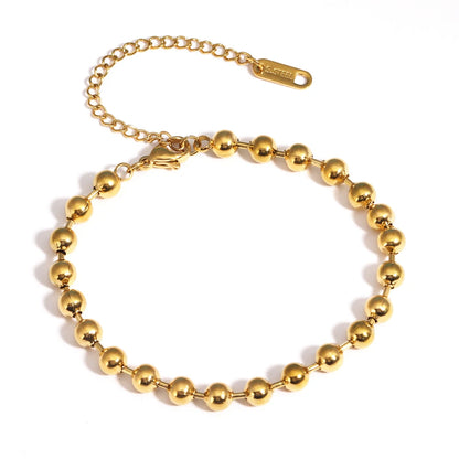 Chunky Gold Plated Stainless Steel Link Chain Bracelet