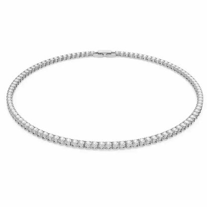 925 Silver Zircon Chain Necklace 2mm/4mm