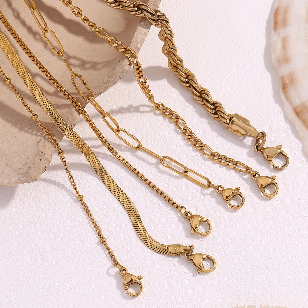Stainless Steel Chain Bracelet for Women – Gold PVD Plated