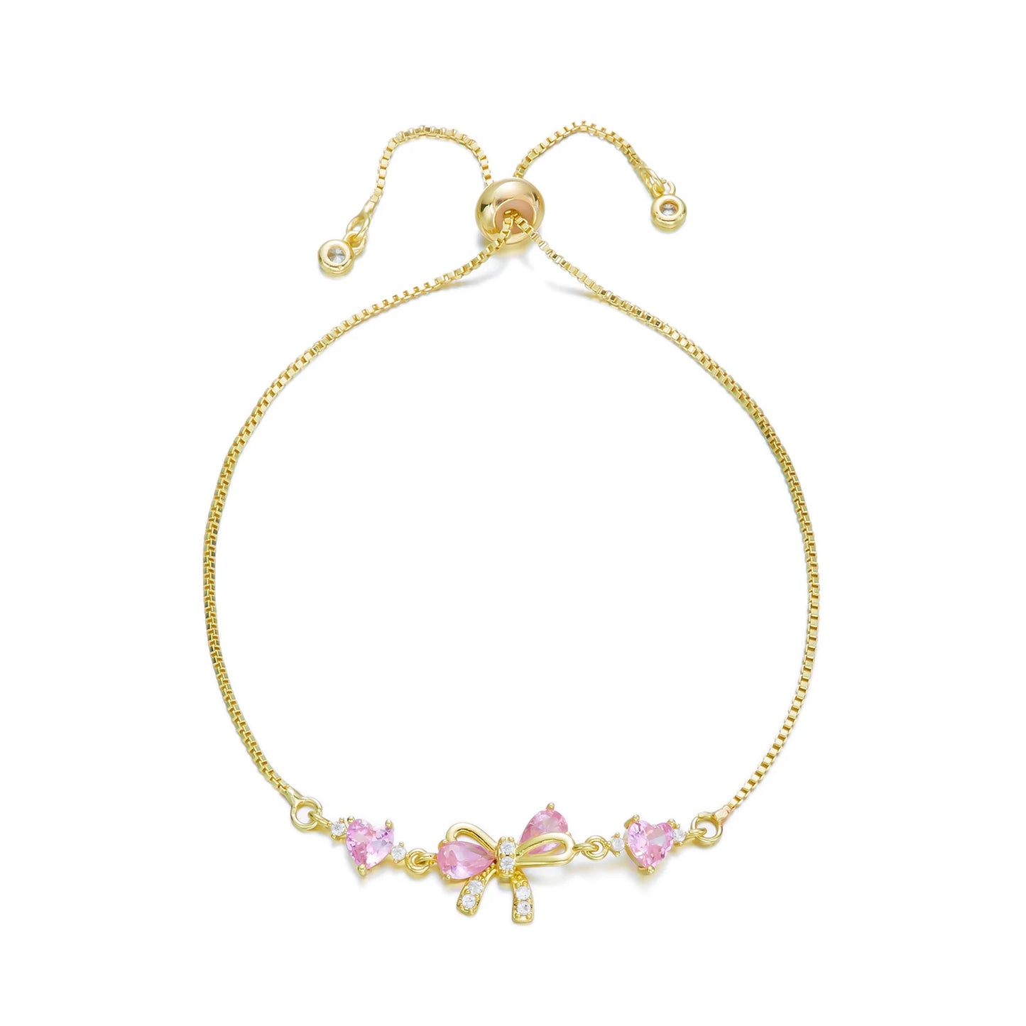 Tulip Flower Bracelet for Women – Copper & Zircon
