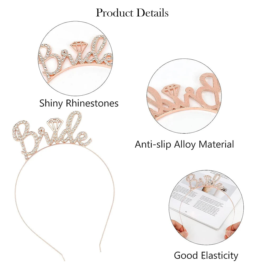 Bride to Be Sash Veil & Heart Sunglasses Set