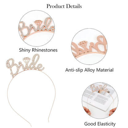 Bride to Be Sash Veil & Heart Sunglasses Set