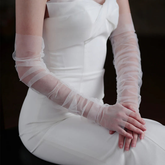Elegant Opera Bridal Gloves Fingerless