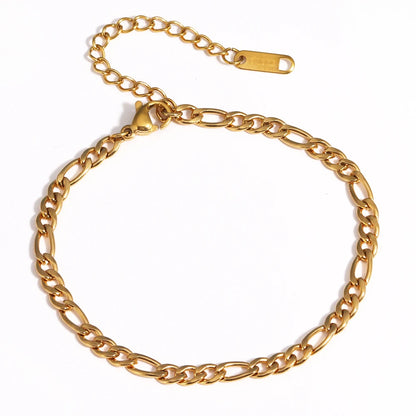 Chunky Gold Plated Stainless Steel Link Chain Bracelet