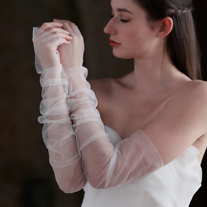 Elegant Opera Bridal Gloves Fingerless