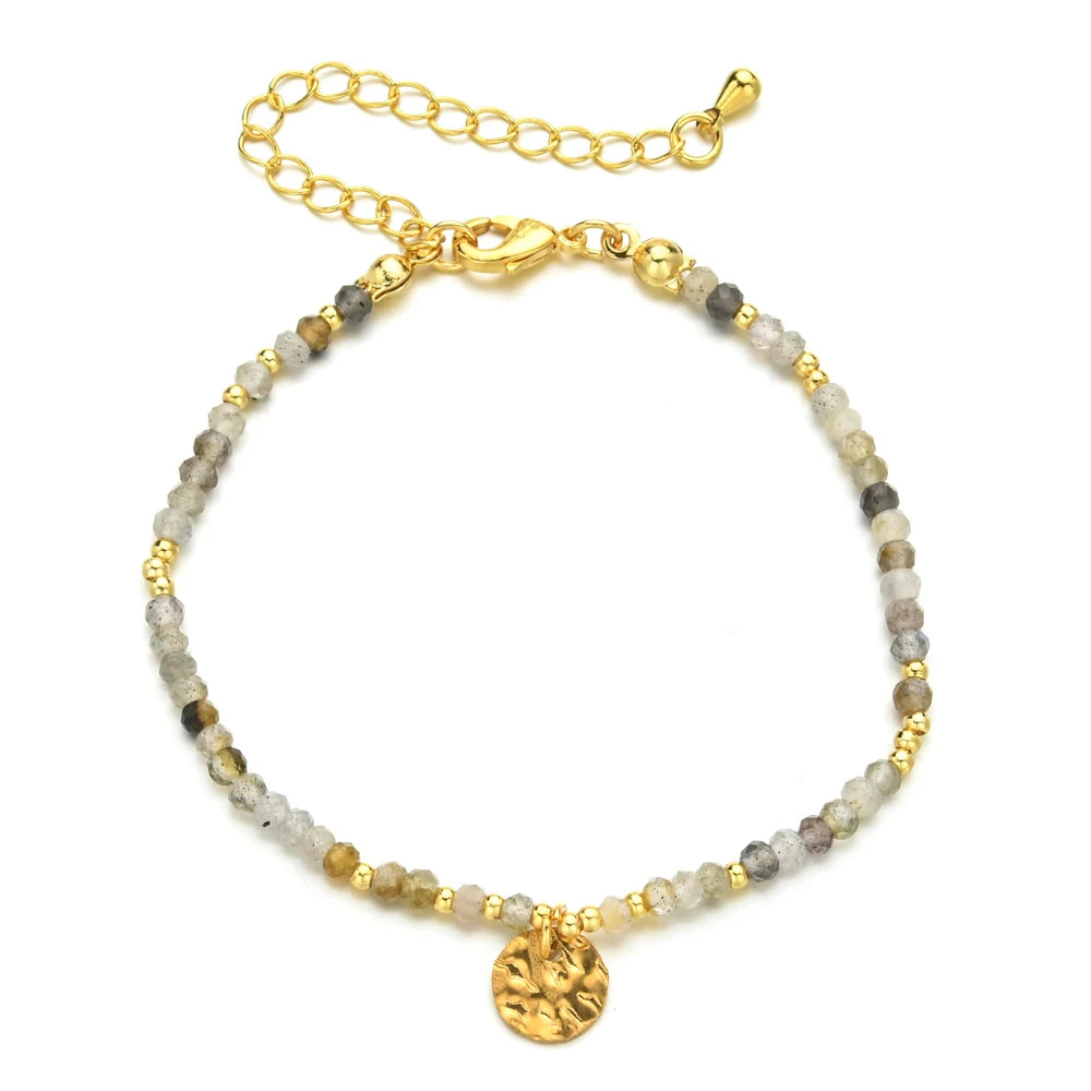 Natural Stone Turquoise Beads Bracelet for Women