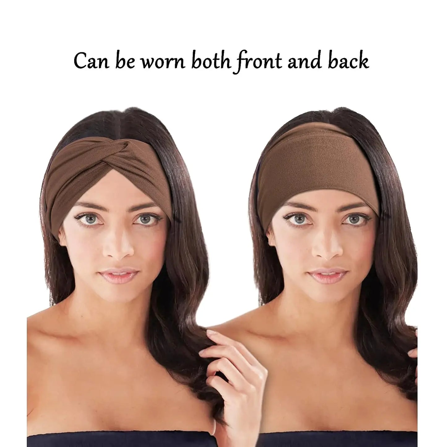 Wide Elastic Sports Headband – Yoga, Pilates & Fitness Sweatband for Women