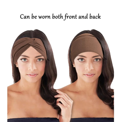 Wide Elastic Sports Headband – Yoga, Pilates & Fitness Sweatband for Women
