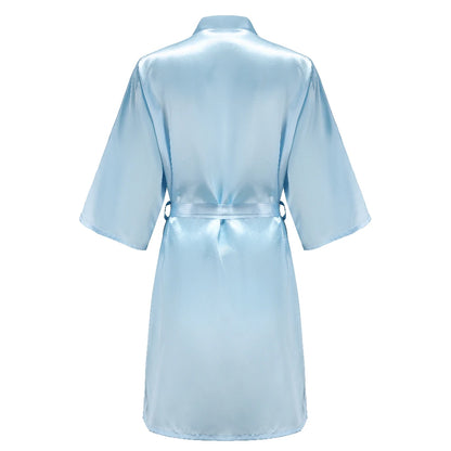 Bridal Party Satin Robe Dressing Gown