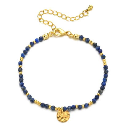 Natural Stone Turquoise Beads Bracelet for Women