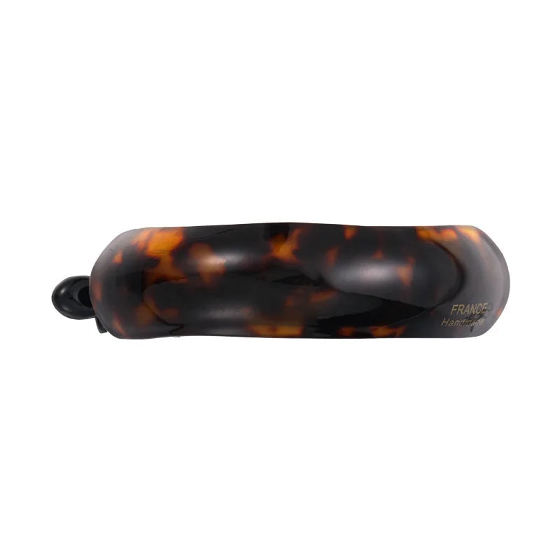 Edenista tortoiseshell acetate hair clip, retro ponytail barrette